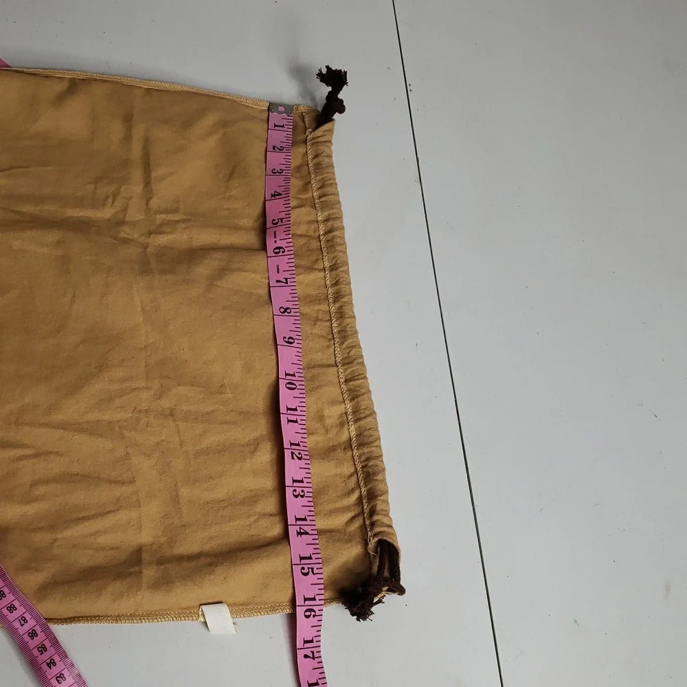 Louis Vuitton 100% Cotton Large Logo Drawstring Dust Bag Soft Neutral Italy - Picture 8 of 11